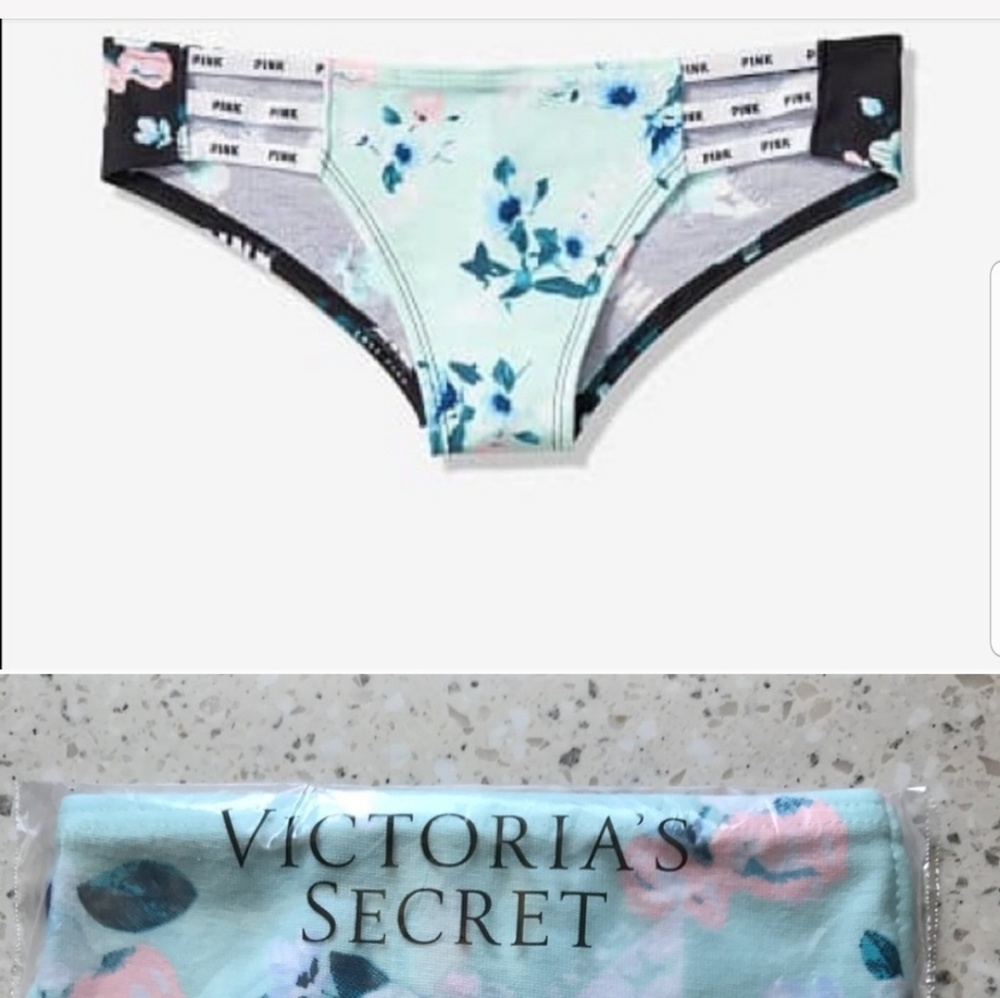 Victoria's Secret PINK floral panties NWT Medium